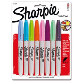 MARCADORES SHARPIE FINE FASHION 8 PIEZAS - Envío Gratuito