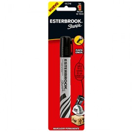 MARCADOR ESTERBROOK NEGRO BLISTER - Envío Gratuito