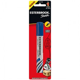 MARCADOR ESTERBROOK AZUL BLISTER CON 1 PIEZA - Envío Gratuito