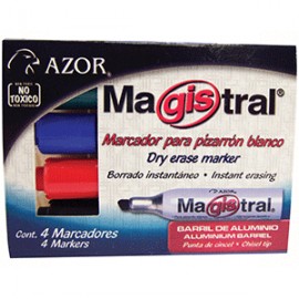 MARCADOR MAGISTRAL AZOR CON 4 PIEZAS - Envío Gratuito