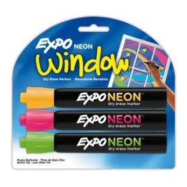 MARCADORES PAPERMATE EXPO NEON CON 3 PIEZAS - Envío Gratuito