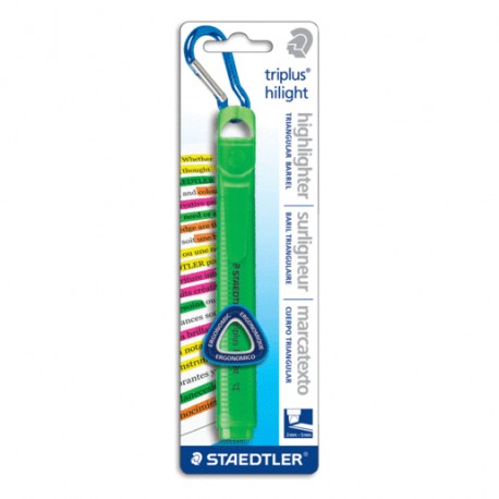 MARCATEXTOS VERDE STAEDTLER TRIPLUS - Envío Gratuito