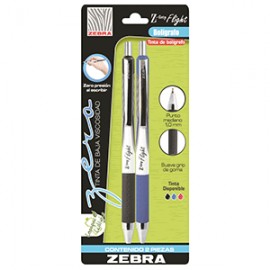 BOLIGRAFO Z GRIP FLIGHT NEGRO/AZUL 2 PZ - Envío Gratuito