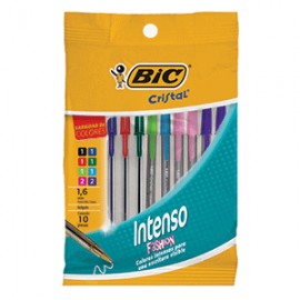 BOLIGRAFO BOLD BIC FASHION CON 10 PIEZAS - Envío Gratuito