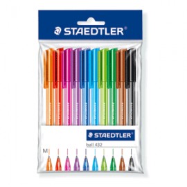 BOLIGRAFO STAEDTLER COLORES SURTIDOS PAQ/10 - Envío Gratuito