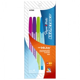 BOLIGRAFO PAPERMATE ALLEGRO 100 COLS FASHION C/4 - Envío Gratuito