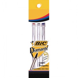 BOLIGRAFO BIC DIAMANTE COLORES SURTIDOS MED C/3 - Envío Gratuito