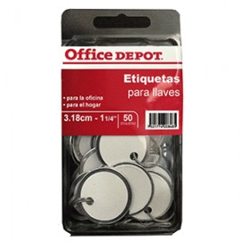 ETIQUETA CIRCULARES PARA LLAVES 3.18MM CON 50 PZ - Envío Gratuito