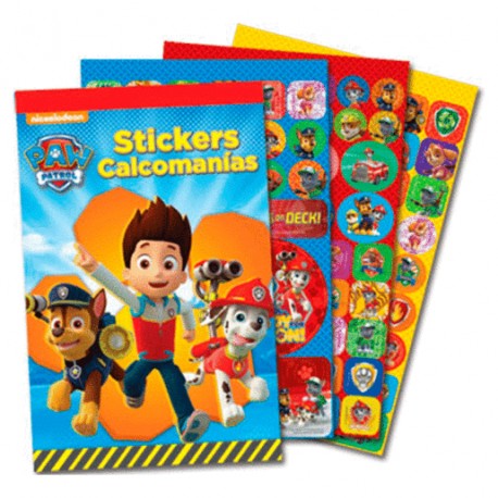 BLOCK STICKERS PAW PATROL - Envío Gratuito