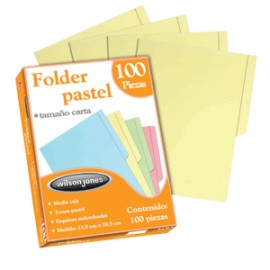 FOLDER CARTA ACCO AMARILLO CON 100 PIEZAS - Envío Gratuito