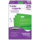 FOLDER COLGANTE WJ OFICIO VERDE BRILLANTE 25 PZ - Envío Gratuito