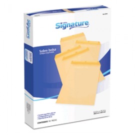 SOBRE DE PAPEL SIGNATURE ENGOMADO MINISTRO 50 PZC - Envío Gratuito