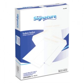 SOBRE DE PAPEL SIGNATURE OFICIO CON 50 PIEZAS - Envío Gratuito