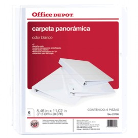 CARPETA OFFICE DEPOT CON 6 PAQUETES - Envío Gratuito