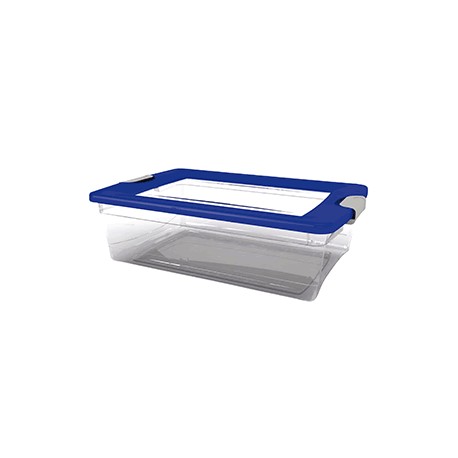 CAJA DE PLASTICO BROADWAY KENDY 14 LITROSS TAPA AZ - Envío Gratuito