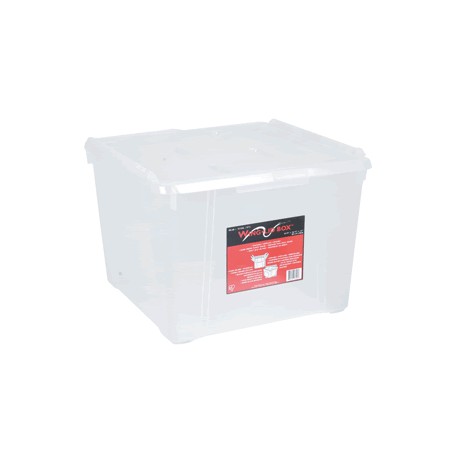 CAJA DE PLASTICO WING-LID 57 LITROS IRIS - Envío Gratuito