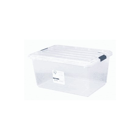 CAJA DE PLASTICO IRIS CLEAR-STACKS 41.5 LITROS - Envío Gratuito