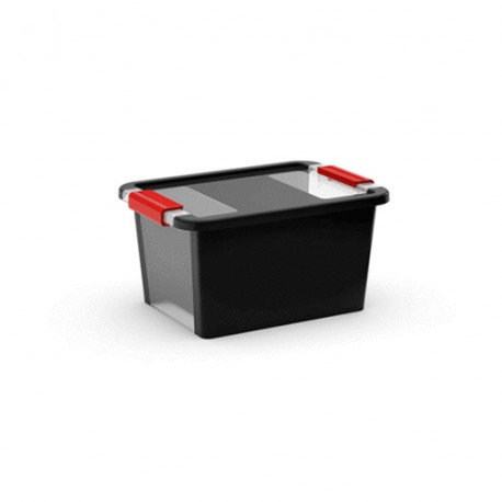 CAJA KIS BIBOX S 36,5X26X19CM 11 LITROS NEGRA - Envío Gratuito