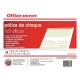 POLIZA CHEQUES OFFICE DEPOT 1/2 OFICIO CON 12 - Envío Gratuito