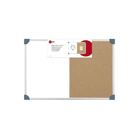 PIZARRON RED TOP DUO CORCHO/BLANCO 60X90 - Envío Gratuito