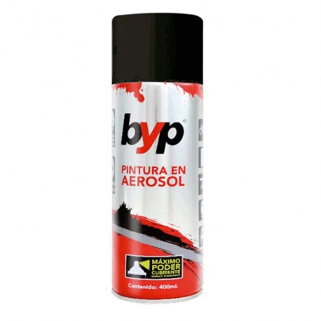 AEROSOL BYP NEGRO BRILLANTE - Envío Gratuito