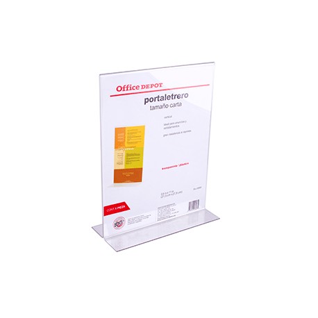 PORTALETRERO VERTICAL 8.5 X 11 IN OFFICE DEPOT - Envío Gratuito