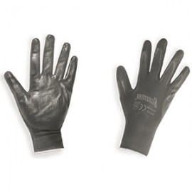 GUANTE NEGRO SILVERLINE PALMA DE NITRILO No9 NYLON1 - Envío Gratuito