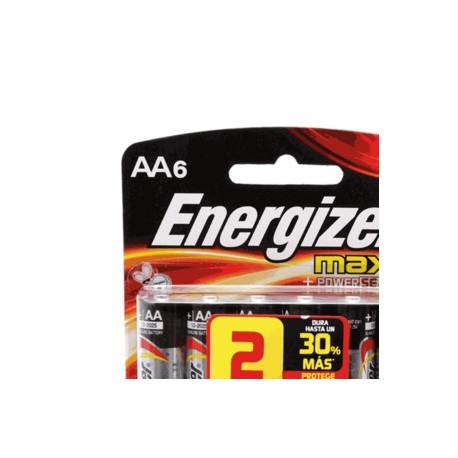 PILA ENERGIZER MAX AA PAQUETE CON 4 - Envío Gratuito