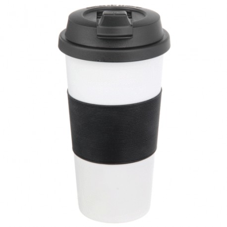 THERMO P/CAFE PLASTICO C/TAPA COLOR 430 ML - Envío Gratuito