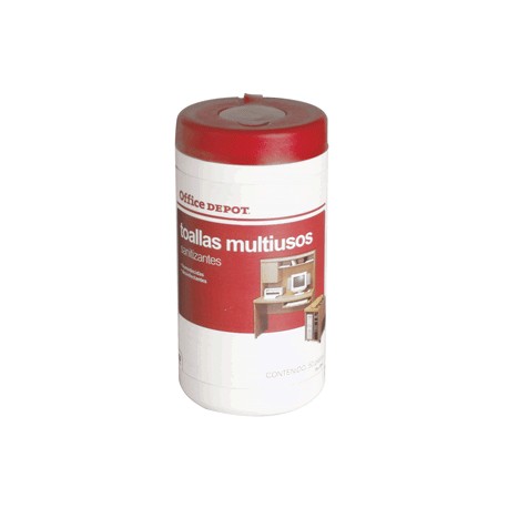 TOALLAS OFFICE DEPOT MULTIUSOS SANITIZANTES - Envío Gratuito