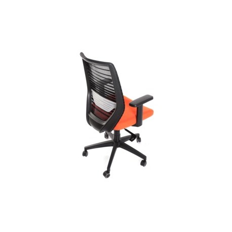 SILLA SECRETARIAL NARANJA MESH - Envío Gratuito