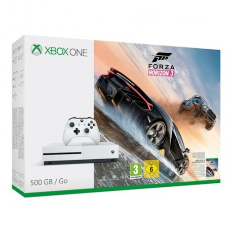 CONSOLA XBOX ONE S 500GB CON FORZA HORIZON 3 - Envío Gratuito