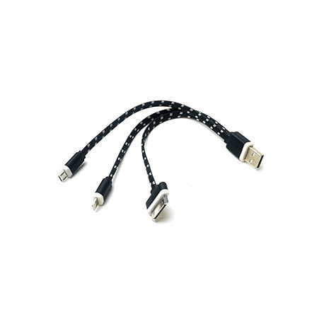 HUB SPECTRA TI ENTRADAS 30PIN 8PIN MICROUSB FLAT - Envío Gratuito