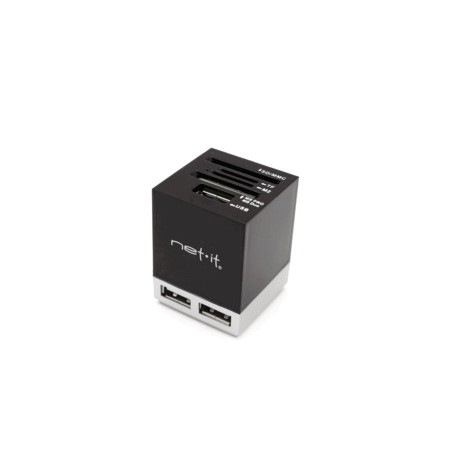 HUB USB SPECTRA 2.0 3 PUERTOS MAS LECTOR DE TARJETAS - Envío Gratuito