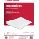 SEPARADORES INDICE OFFICE DEPOT 5 DIVISIONES TRANS - Envío Gratuito