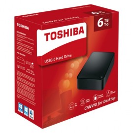 DISCO DURO TOSHIBA EXTERNO 6 TB DESKTOP NEGRO - Envío Gratuito