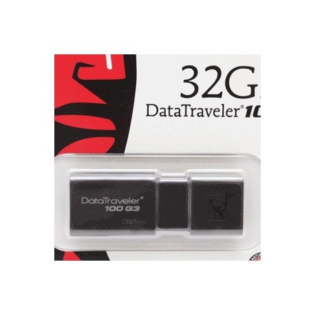 MEMORIA USB KINGSTON 32GB DT100G3 3.0 - Envío Gratuito