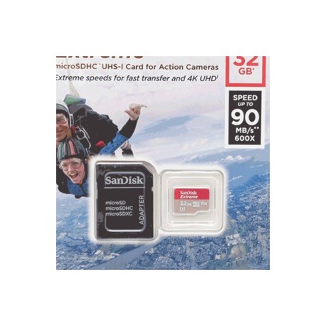 MICRO SD SANDISK EXTREME 32 GB - Envío Gratuito