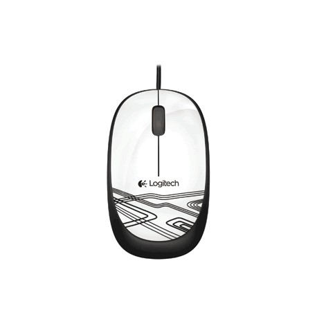 MOUSE ALAMBRICO LOGITECH M105 BLANCO OPTICO - Envío Gratuito