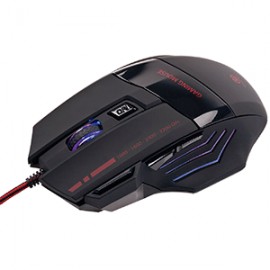 MOUSE ALAMBRICO SPECTRA PC GAMING AJUSTABLE - Envío Gratuito