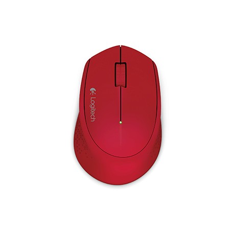 MOUSE INALAMBRICO LOGITECH OPTICO M280 ROJO - Envío Gratuito