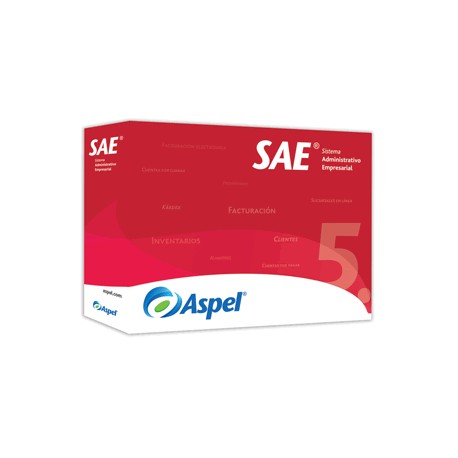 ASPEL SAE 5.0/1 LICENCIA 12 MESES - Envío Gratuito