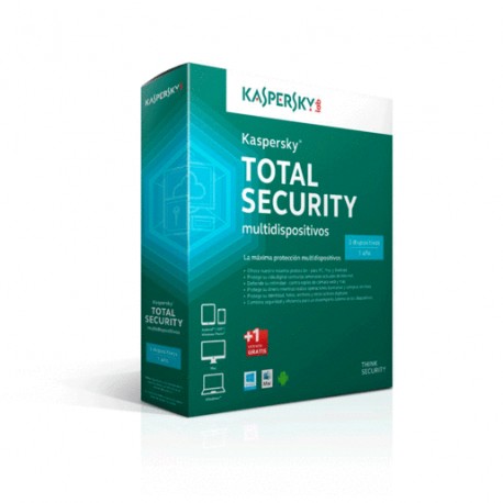 ANTIVIRUS KASPERSKY TOTAL SECURITY MD 2015 3 USER - Envío Gratuito