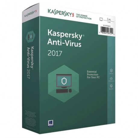 ANTIVIRUS DE SEGURIDAD KASPERSKY 2017 1US - Envío Gratuito