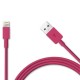 CABLE LIGHTNING MFI CASE LOGIC (1 MTS, ROSA) - Envío Gratuito