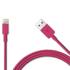 CABLE LIGHTNING MFI CASE LOGIC (1 MTS, ROSA) - Envío Gratuito