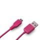 CABLE MICRO USB CASE LOGIC ROSA - Envío Gratuito