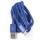 CABLE MICRO USB DURACELL AZUL - Envío Gratuito