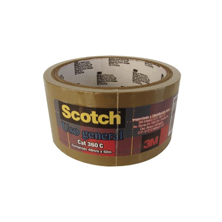 CINTA P/SELLADO CANELA SCOTCH 48MM X 50M - Envío Gratuito