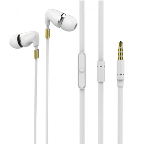 AUDIFONOS IN EAR CON MICROFONO CERAMICA BLANCO - Envío Gratuito